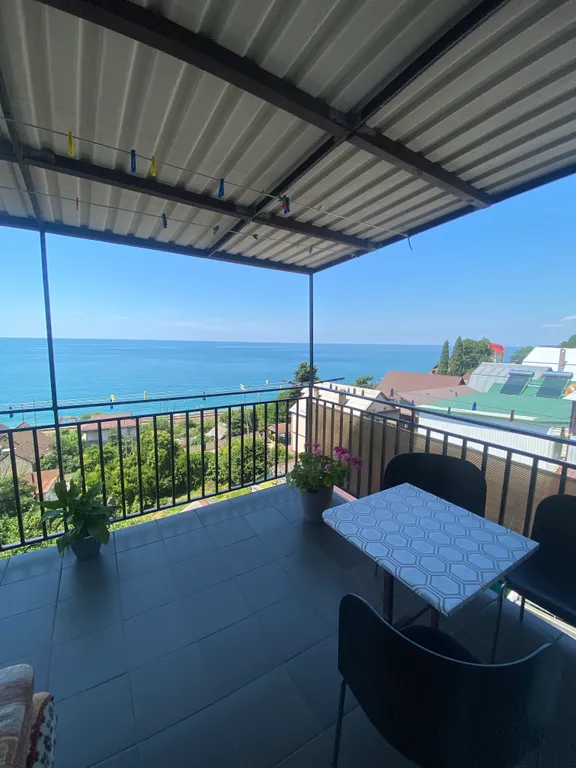 Квартира Уютная студия с террасой с видом на море — Лазаревское