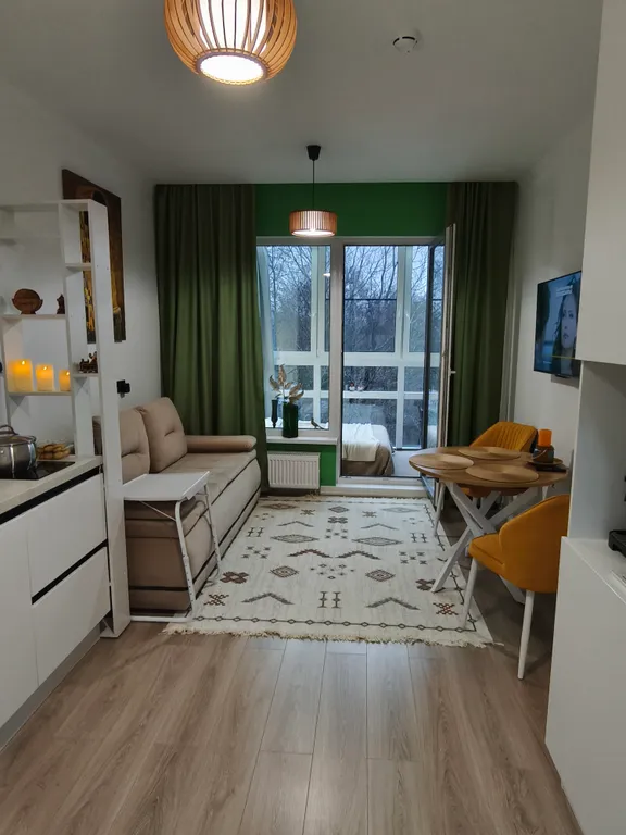 Апартаменты с видом на парк в ЖК Bereg Курортный