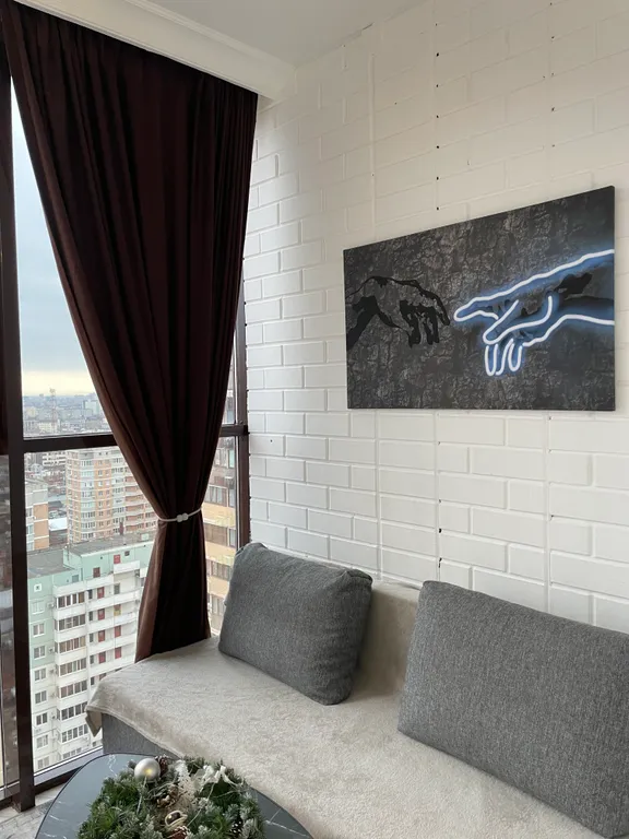 Квартира Квартира Шикарная видовая евродвушка 24 этаж в ЖК Маршал — Краснодар