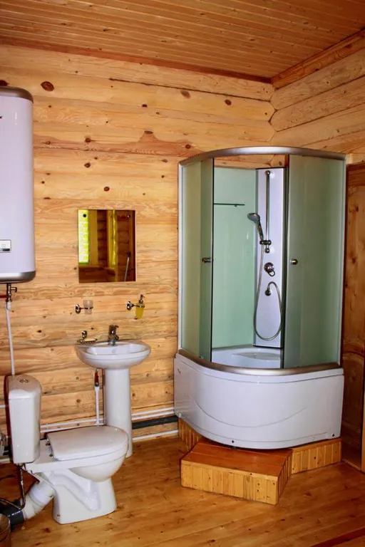 Бревенчатый дом 2 с видом на реку