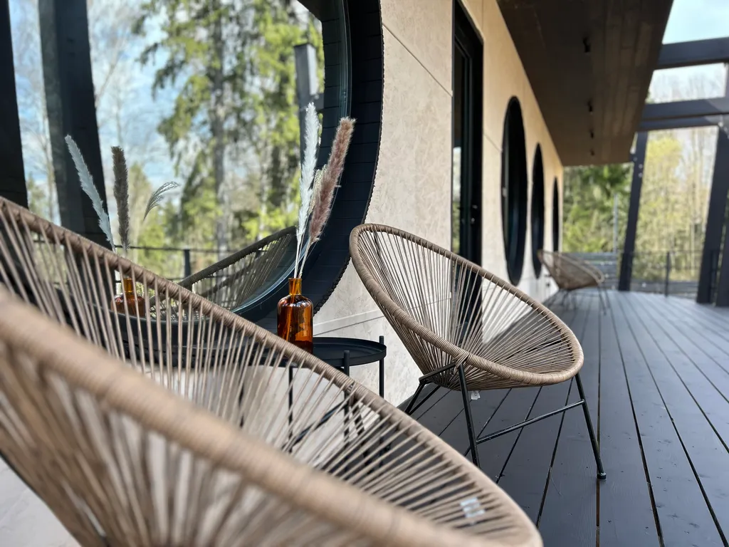 Коттедж Вилла Луна с сибирским чаном и сауной с панорамным круглым окном — аренда посуточно в Каменка