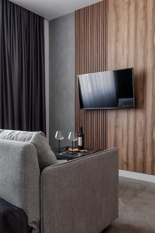 Стильный номер с кухонной зоной и доп.местом у подъемников