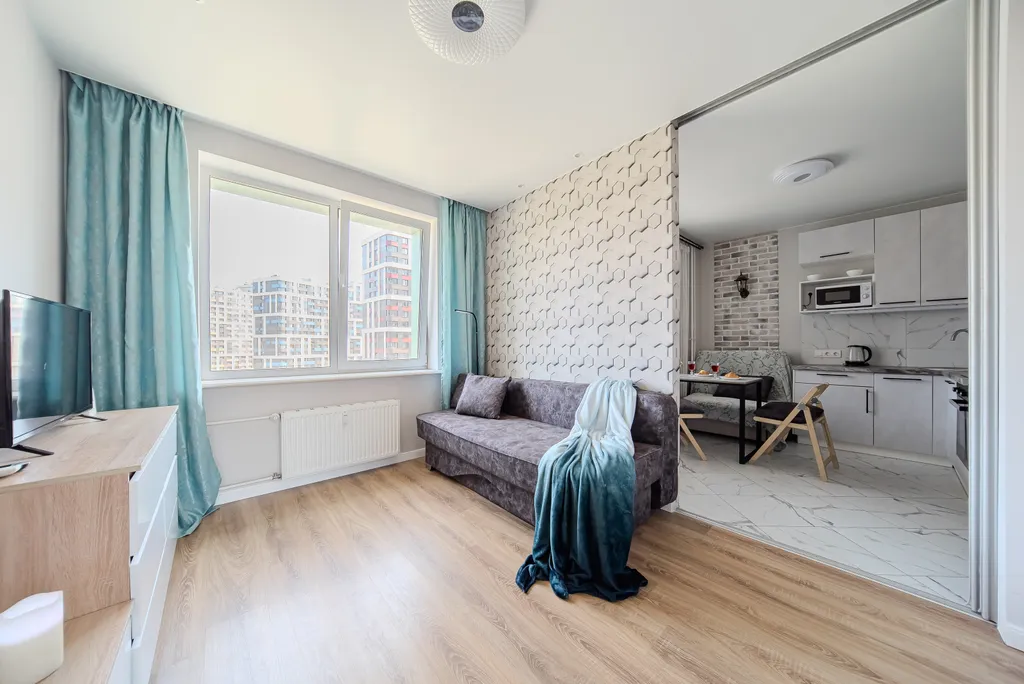 Стильная однушка недалеко от метро