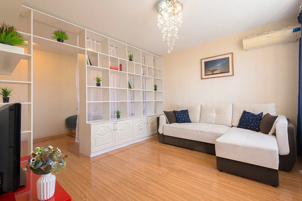 Апартамент с видом на Волгу, кондиционер, джакузи, гостиничный сервис