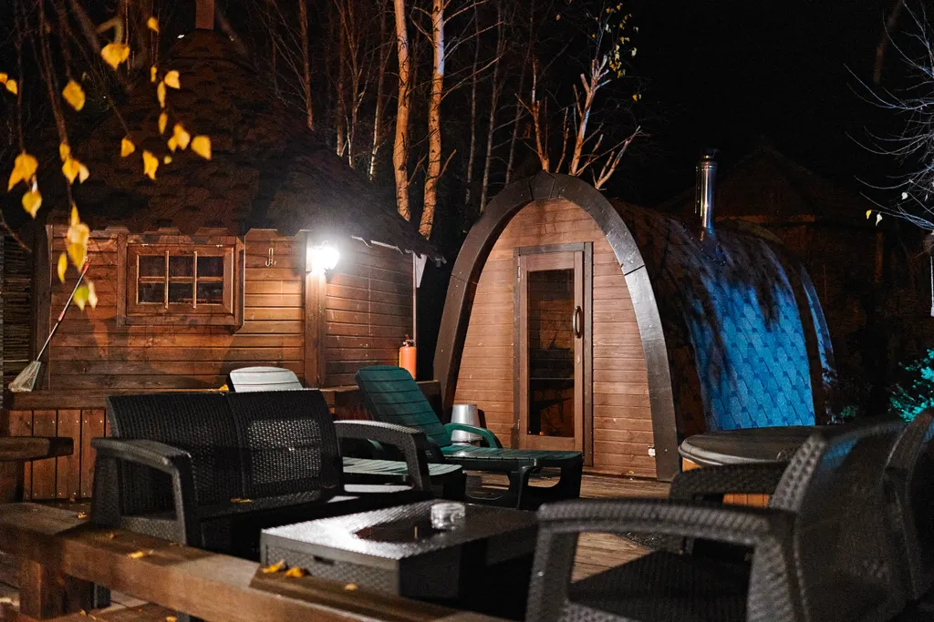 Домик 2  для семьи с камином