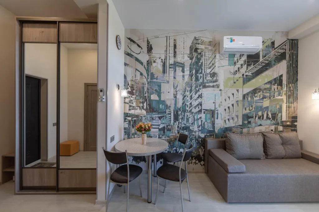 Квартира Стильная квартира с балконом Грин сейл 2 — Адлер