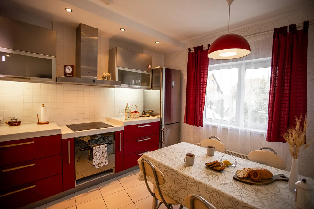 Семейный таунхаус с камином и сауной