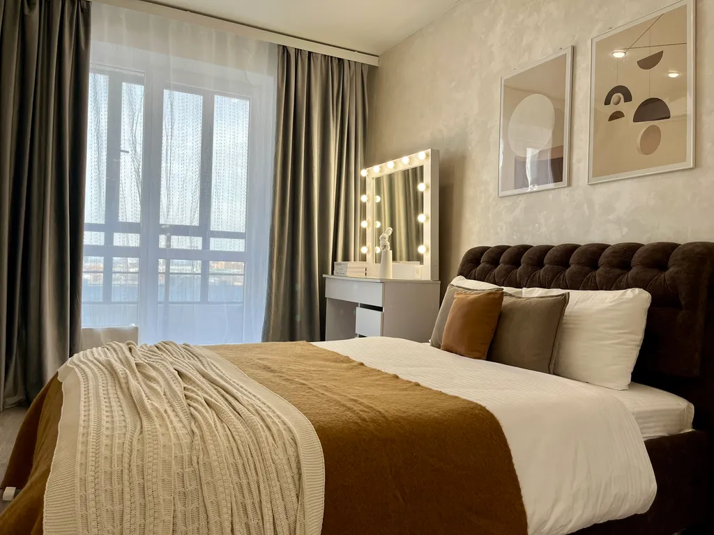 Уютная квартира в элитном доме рядом с ледовым дворцом "Уфа -Арена"