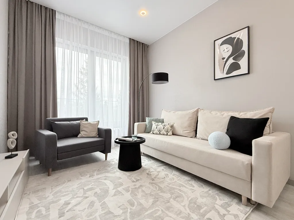 Квартира для семьи в жк с колоннадой и фонтанами