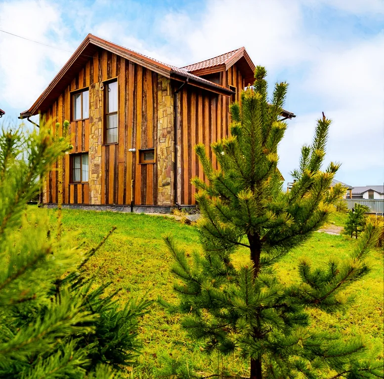 Коттедж Эко дом с баней и бассейнами рядом с Санкт-Петербургом — Кискелово