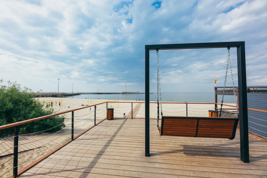 Квартира Olive marine resort с видом на море и большой террасой