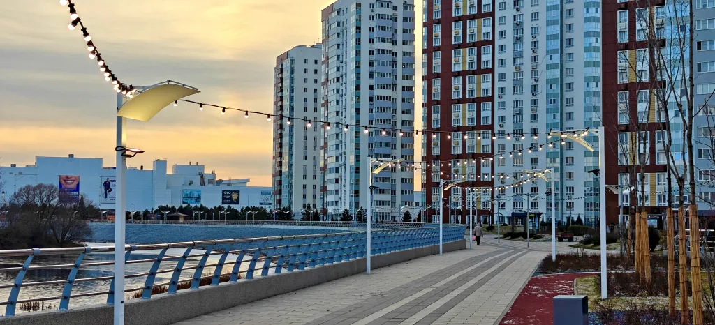 Новая квартира с прекрасным видом на реку Свиягу