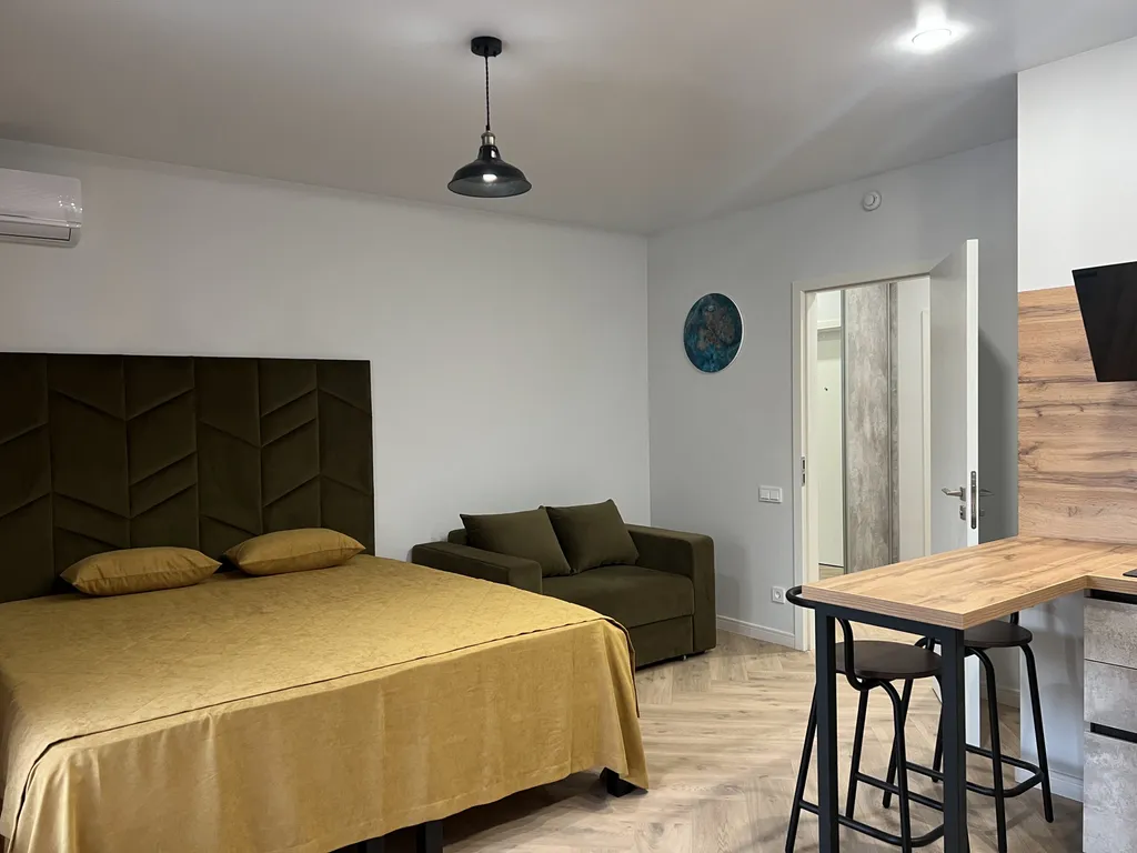 Квартира Апартаменты с бассейном в 5 минутах от чистого моря, дюн и дельфинария — Анапа