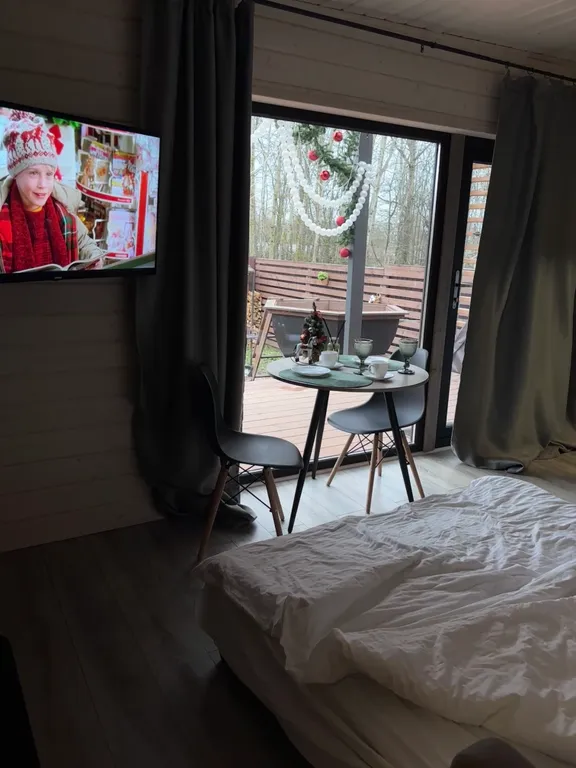 Мини-дом с баней и чаном