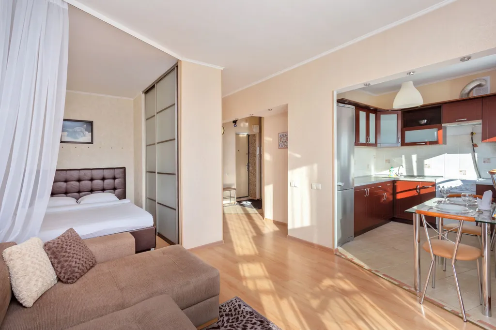 Квартира Уютная студия в самом центре с шикарным видом на город — Минск