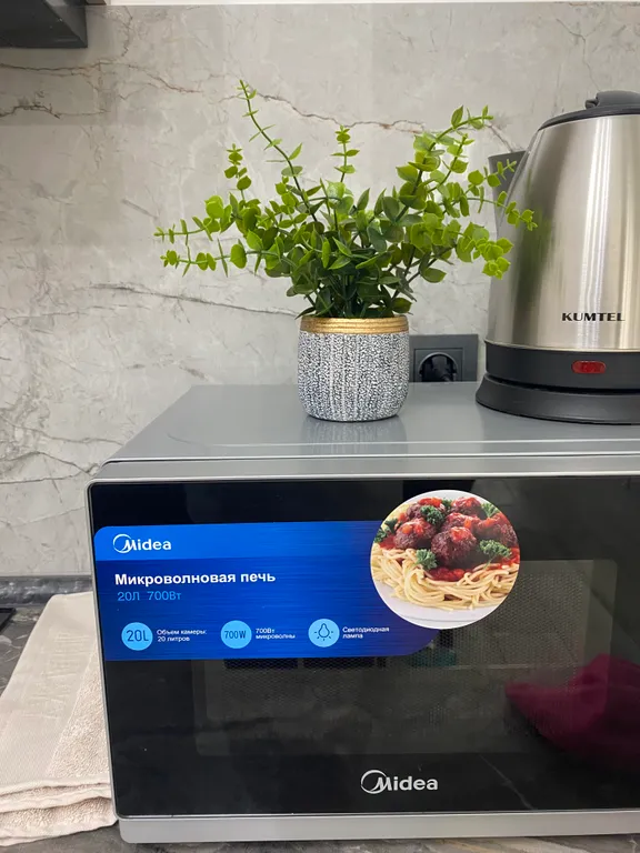 Евро-двухкомнатная квартира у моря для наслаждения видом и комфортом