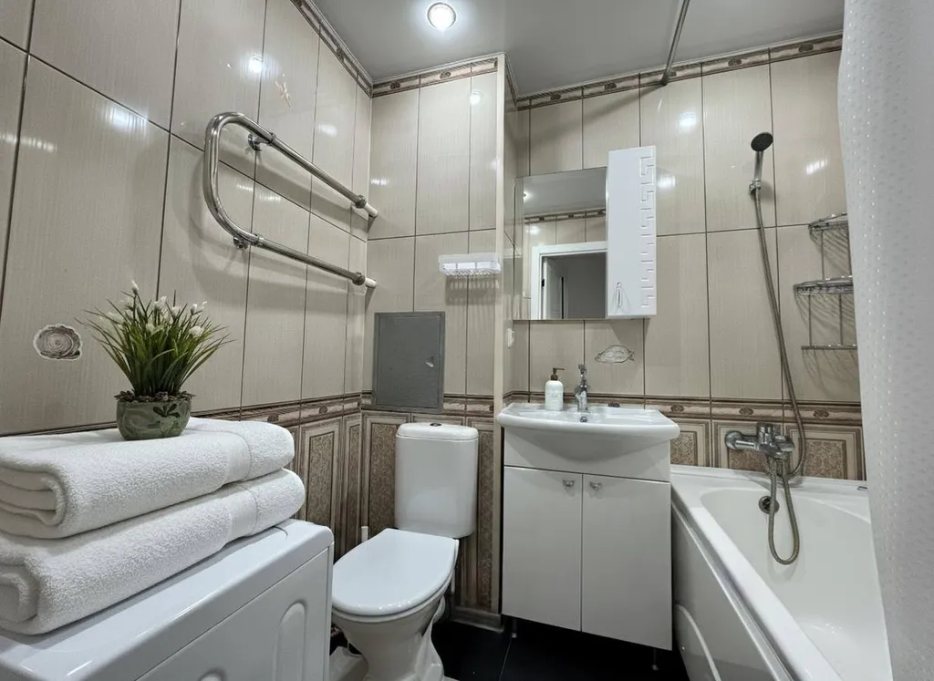 Апартаменты с видом на набережную, бесконтактный заезд 24/7