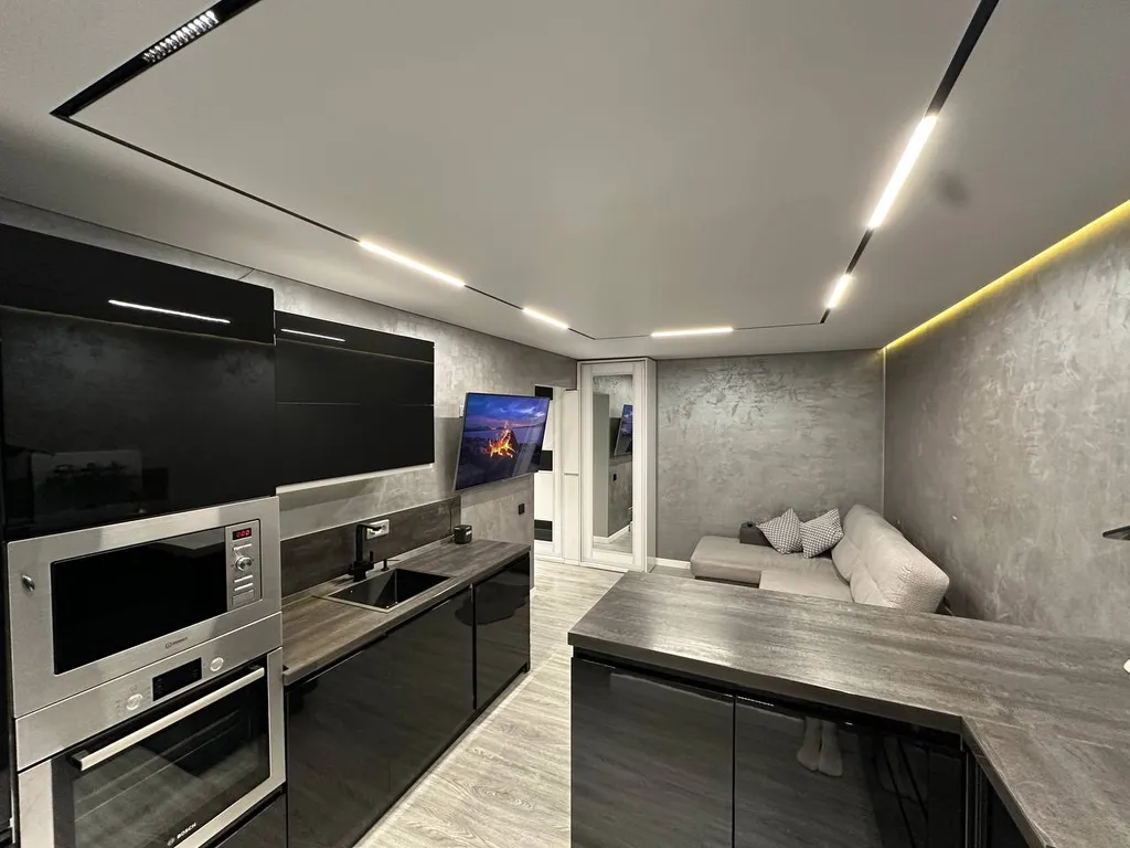 Уютная современная квартира у Парка Победы