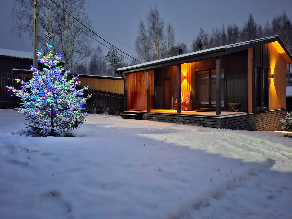 Scandic house с русской баней в 30 минутах от города