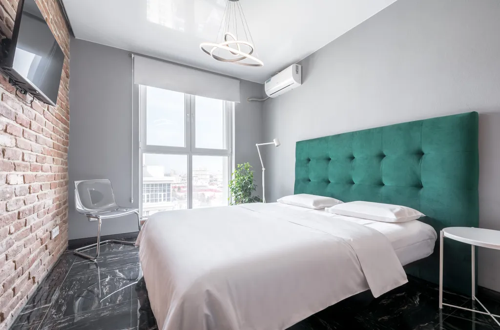 Loft с кроватью-трансформером, кофемашиной и видом на город