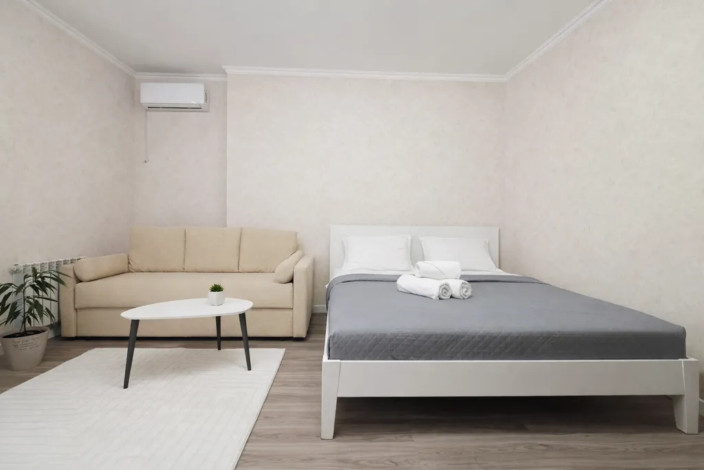 2х-комнатная квартира в жк Лазурный квартал, центр, 2 кровати, диван, кондиционер