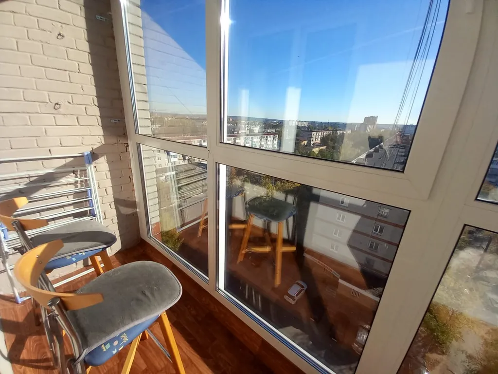 Однокомнатная квартира с панорамным видом на город