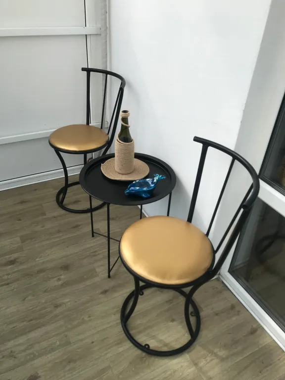 Квартира-студия с панорамным балконом