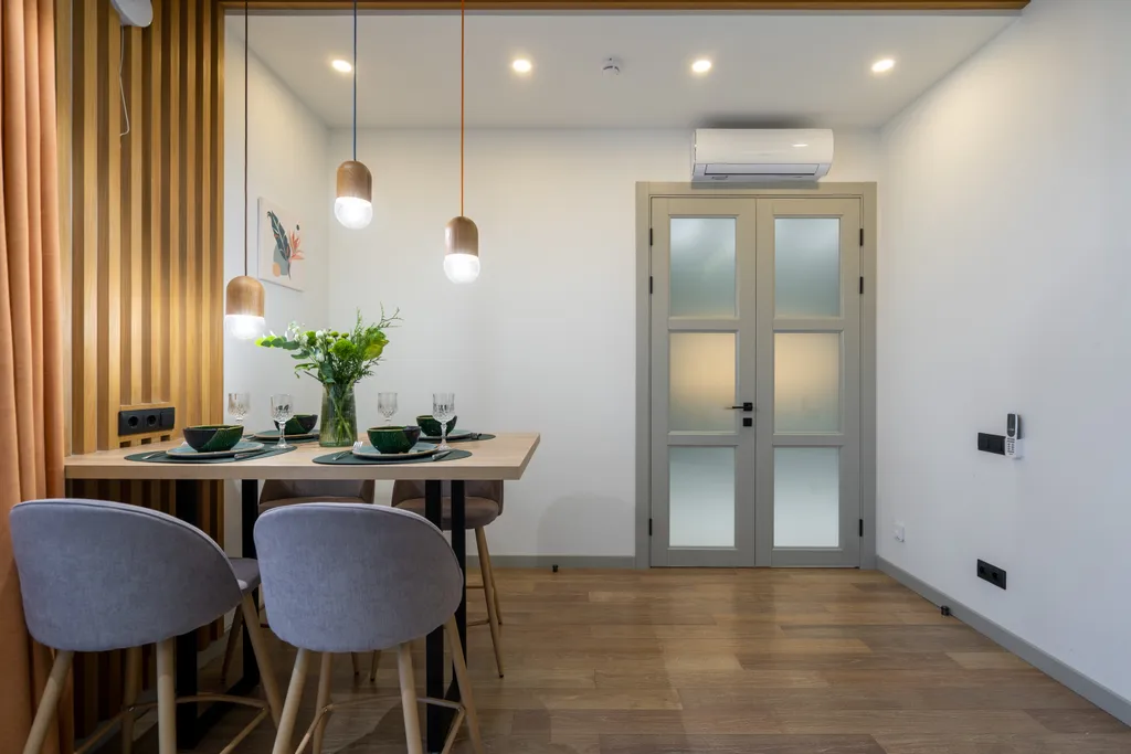 Дизайнерские апартаменты Охта КраСКИ Green