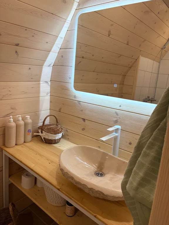 Уютный домик с банным чаном