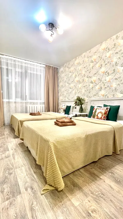 Рядом с центром, 4 раздельных спальных места командировочным