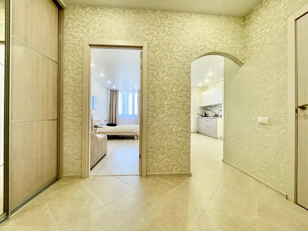 Квартира 1-комнатная квартира в новом доме с видом на Волгу — Самара