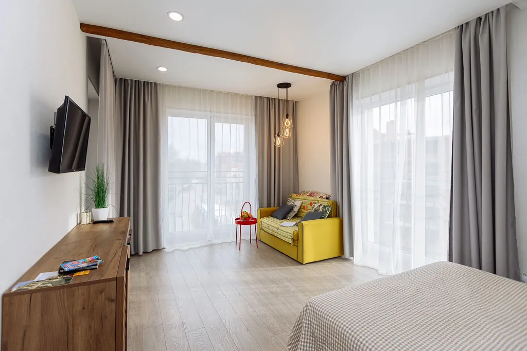 Квартира Квартира Апартамент на первой линии у моря — Пионерский