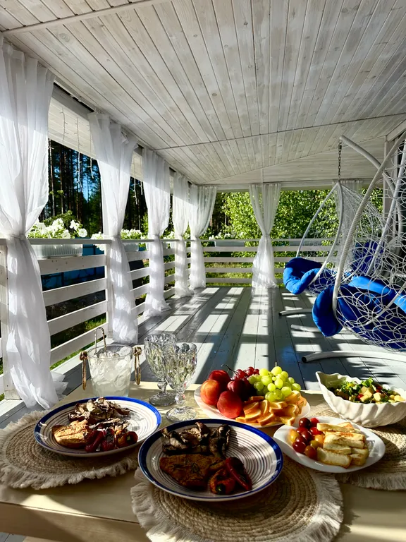 Коттедж Уютный домик в сосновом лесу — Кириши