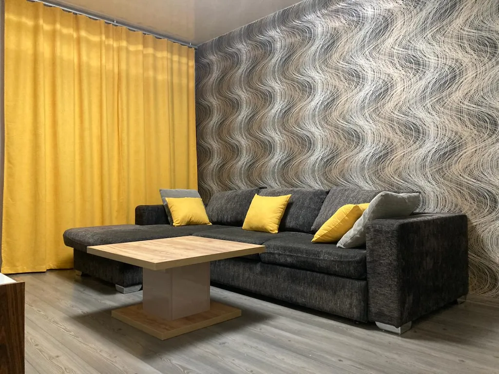 Стильная 3-комнатная квартира на берегу реки Исети