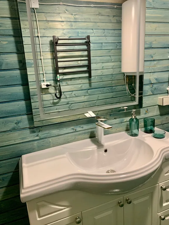 Скандинавский дом Мандарин Делюкс с баней и купелью фурако