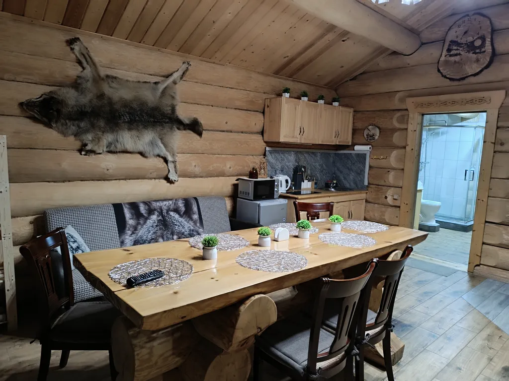 Дом-баня Дом охотника на берегу озера Нигозеро