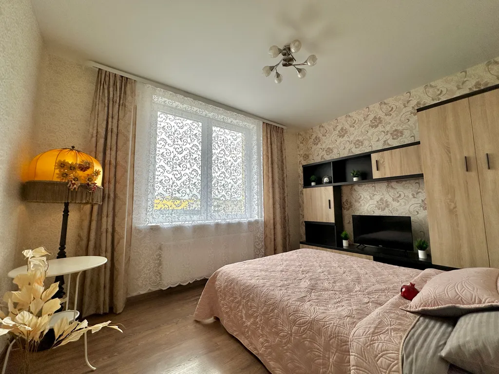 Светлая 1-комнатная квартира