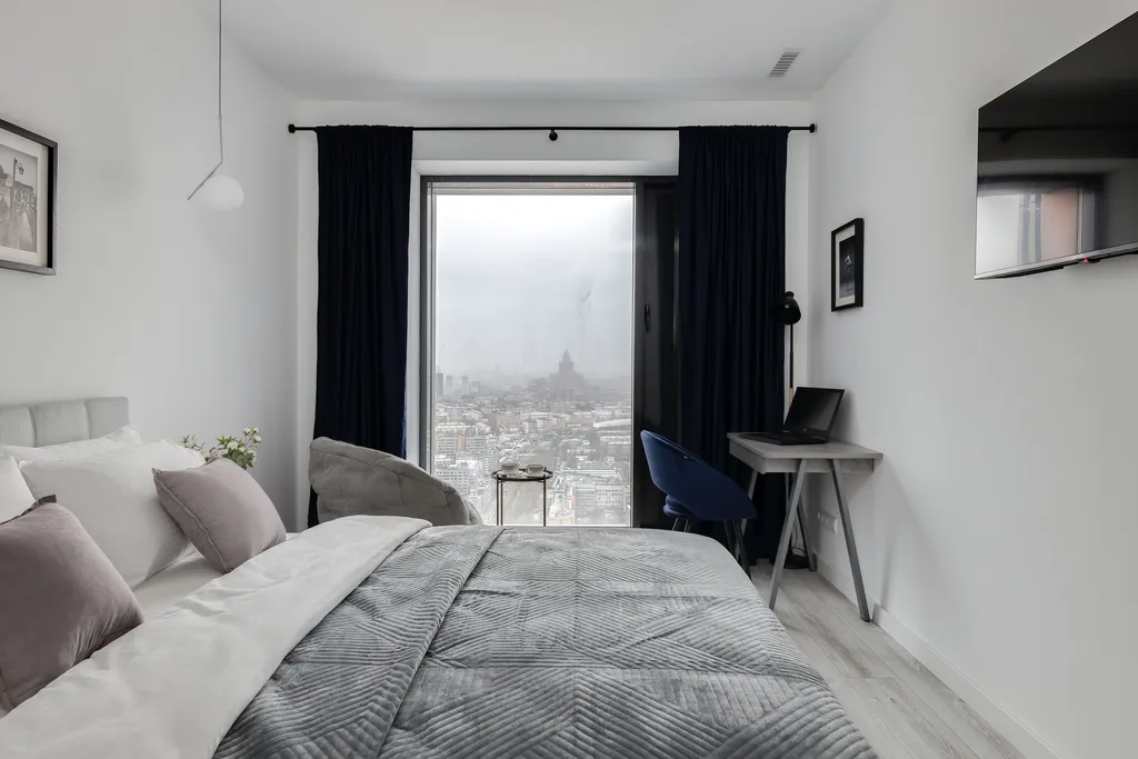 Квартира Апартаменты "Terrace 45" на 45м этаже с 2 отдельными спальнями — Москва