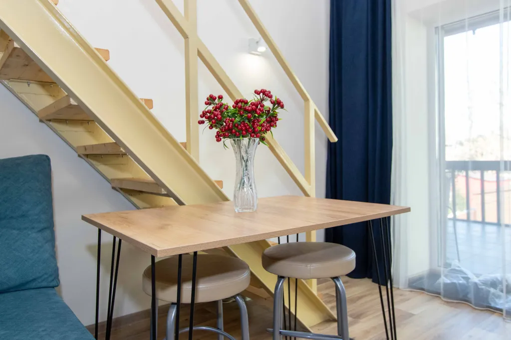 Четырёхместный стандарт с  широкими кроватями на двух уровнях