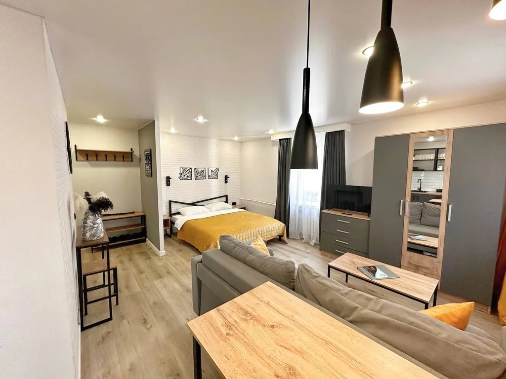 Квартира-студия в стиле лофт в тихом центре