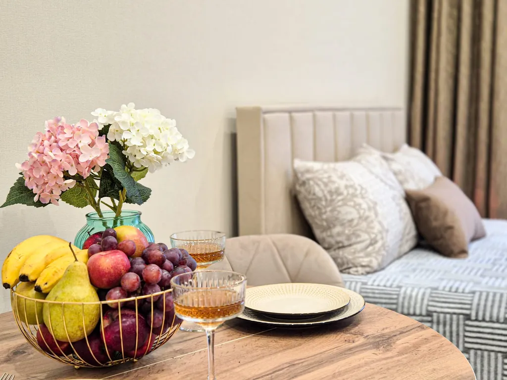 Апартаменты с видом на море, лес и горы