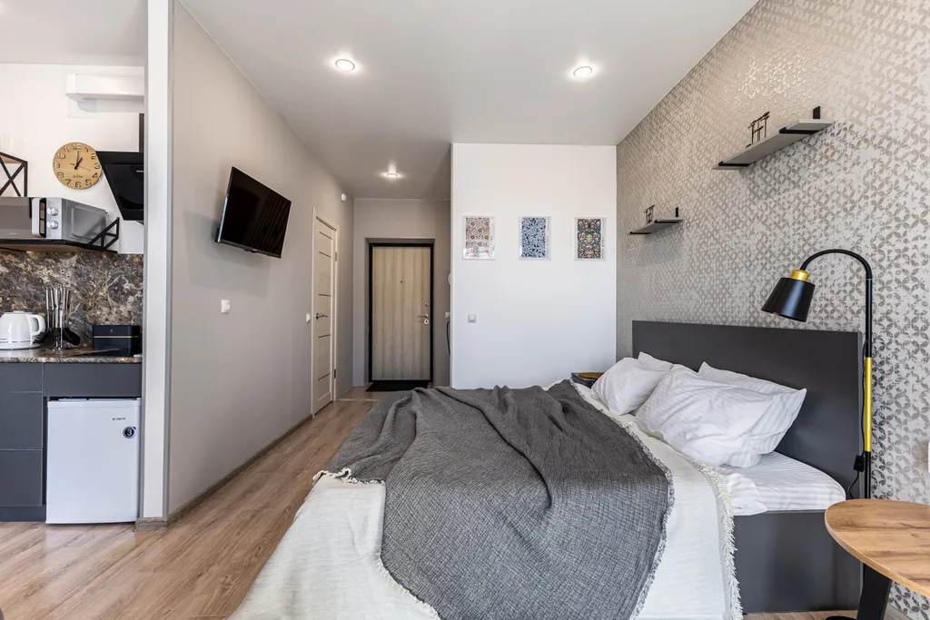 Уютная студия в центре города ЖК Брусника