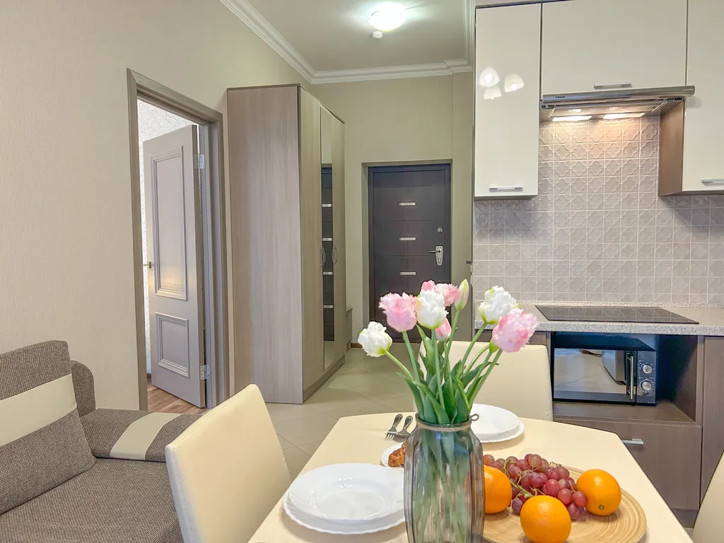 Квартира Квартира Сан Сити 26 с одной спальней с видом на море, на 4 этаже — Светлогорск