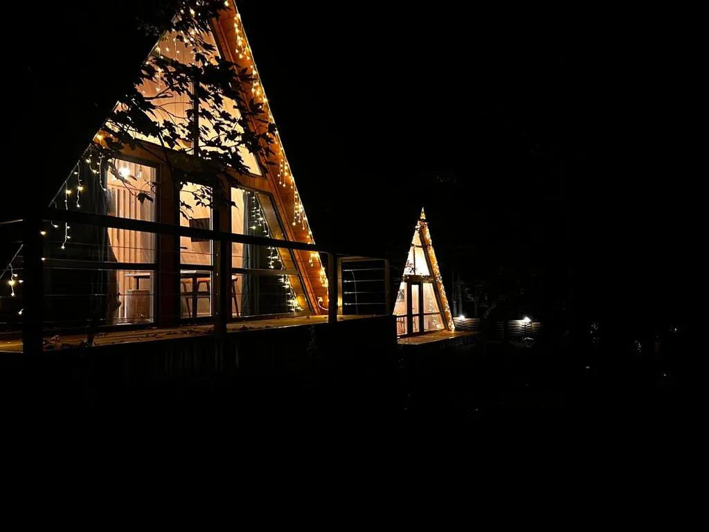 Коттедж Дом в живописном лесу (а-фрейм) — Архыз