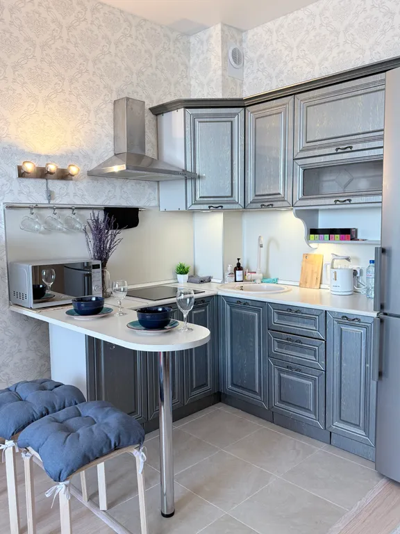 Уютная студия с дизайнерским ремонтом