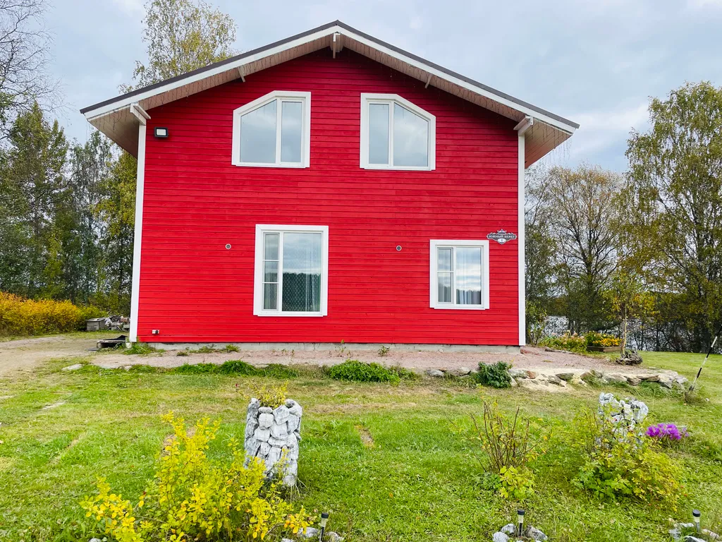 Коттедж Дом на берегу озера в Карелии — Куокканиэми