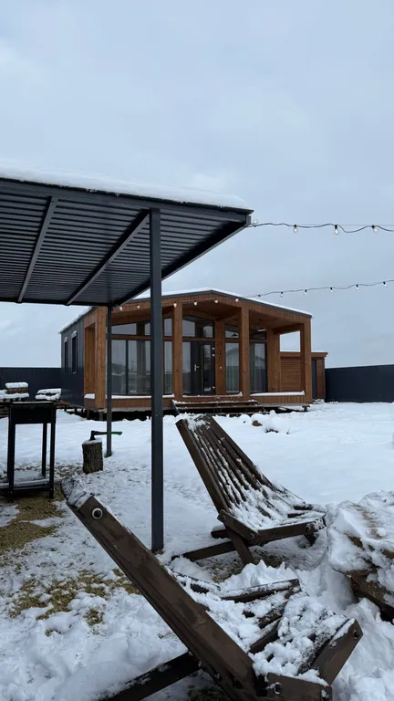 Атмосферный дом в стиле barn house