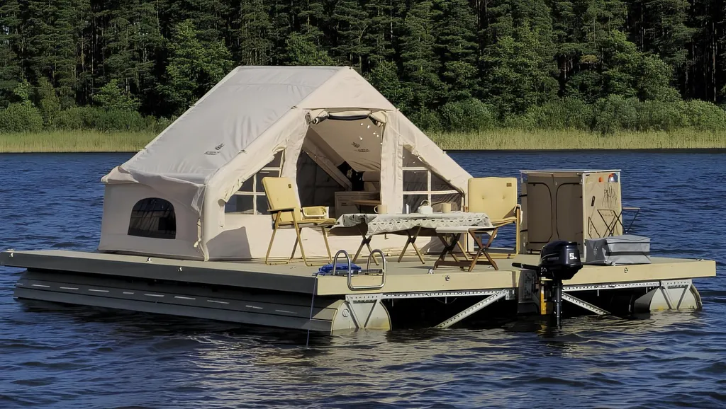 Коттедж Глемпинго плот на Селигере у монастыря — аренда посуточно в Осташков (Селигер)
