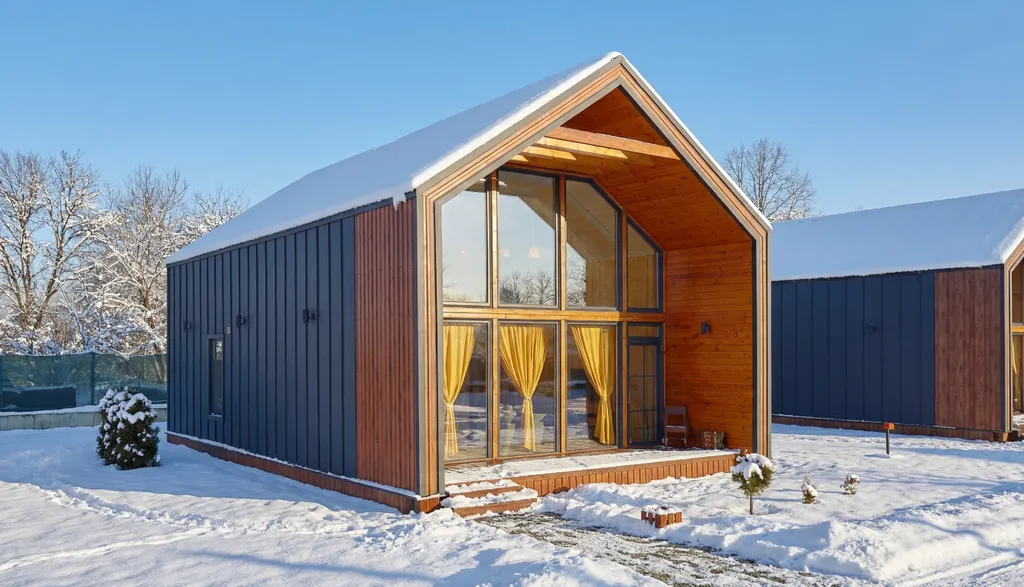 Коттедж Современный двухэтажный дом из натурального дерева, с большими окнами — аренда посуточно в Ногинск