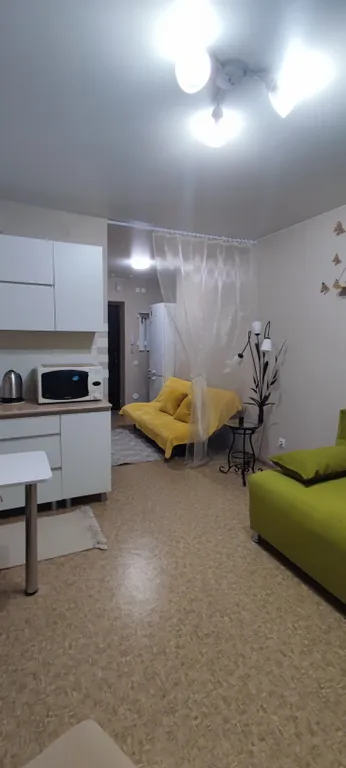 Квартира Квартира Стильная, уютная, чистая студия — Красноярск